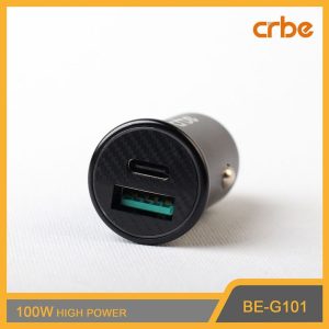 شارژر فندکی کربی مدل BE-G101 100W مشکی گارانتی 12 ماهه تکنوپاز