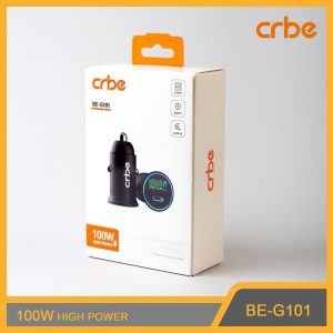شارژر فندکی کربی مدل BE-G101 100W مشکی گارانتی 12 ماهه تکنوپاز