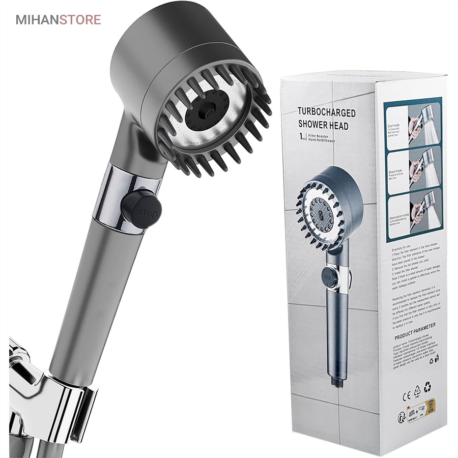 سردوش حمام ماساژور دار توربو 6 سردوش حمام ماساژور دار توربو - تصویر 6