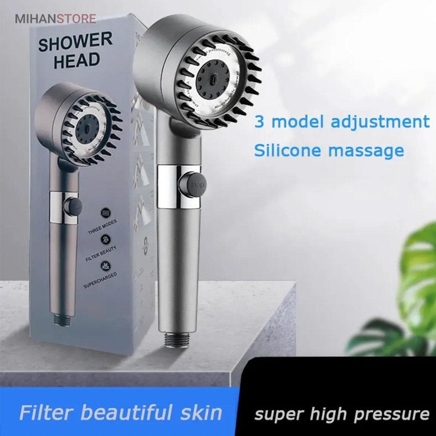 سردوش حمام ماساژور دار توربو 12 سردوش حمام ماساژور دار توربو - تصویر 12