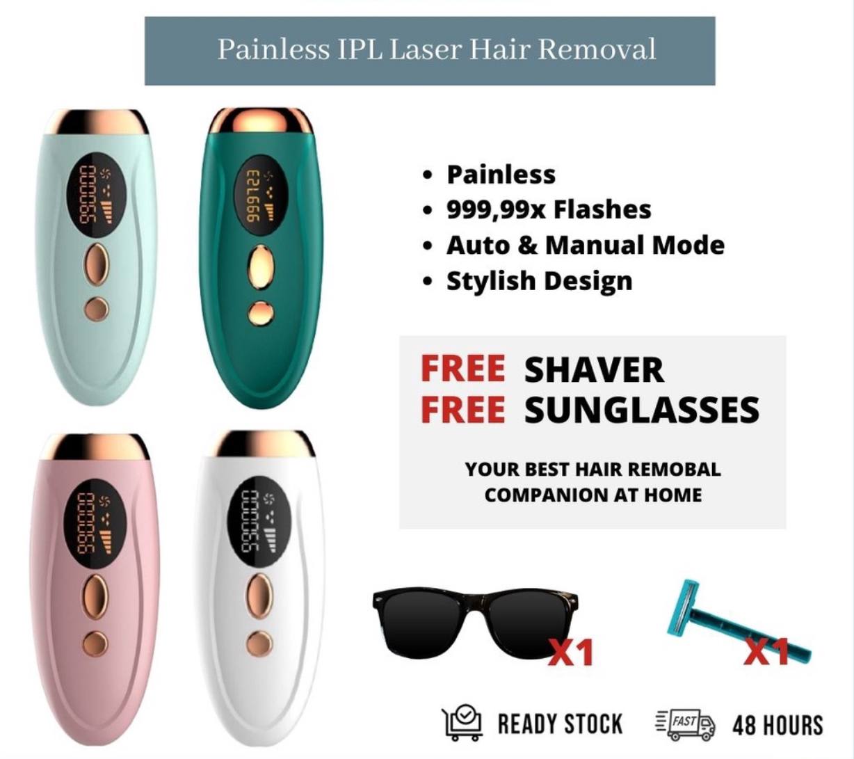 دستگاه لیزر حذف دائمی موهای زائد 999999 شات IPL (یک میلیون شات واقعی-TMY-002مدل ) 3 دستگاه لیزر حذف دائمی موهای زائد 999999 شات IPL (یک میلیون شات واقعی-TMY-002مدل ) - تصویر 3