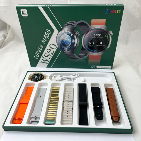 پک ساعت هوشمند هفت بند WS20 6 پک ساعت هوشمند هفت بند WS20 - تصویر 6