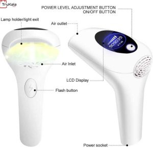 دستگاه لیزر خانگی حذف موهای زائد 900 هزار شات AM001 11 دستگاه لیزر خانگی حذف موهای زائد 900 هزار شات AM001