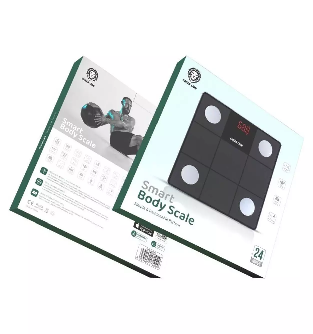 ترازوی هوشمند گرین لاین Smart Body Scale Simple & Fashionable Pattern 5 ترازوی هوشمند گرین لاین Smart Body Scale Simple & Fashionable Pattern - تصویر 5