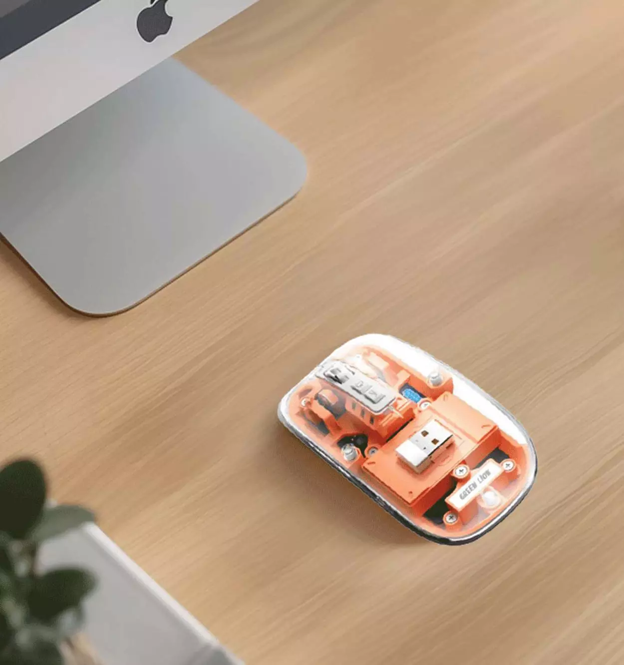 موس شفاف گرین لاین Green Lion transparent mouse 9 موس شفاف گرین لاین Green Lion transparent mouse - تصویر 9