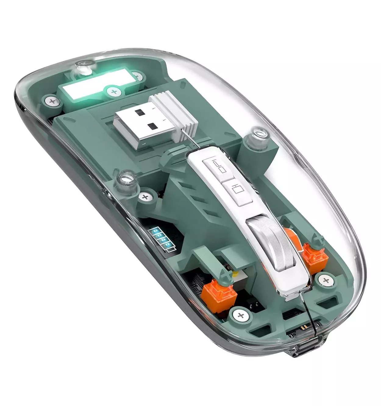 موس شفاف گرین لاین Green Lion transparent mouse 3 موس شفاف گرین لاین Green Lion transparent mouse - تصویر 3
