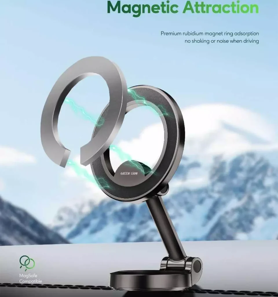 هولدر گوشی موبایل گرین لاین Green Lion Maghold 360 Car Mount